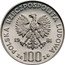 Poland 100 Zlotych Mariacki Church. Trial Strike 1981 KM# Pr443 POLSKA RZECZPOSPOLITA LUDOWA 19 81 MW ZŁ 100 ZŁ coin obverse