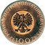 Poland 100 Zlotych (Mikolaj Kopernik. Trial Strike) KM# Pr216 POLSKA RZECZPOSPOLITA LUDOWA 1973 MW ZŁ 100 ZŁ coin obverse
