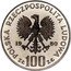 Poland 100 Zlotych (Olympic Games. Trial Strike) POLSKA RZECZPOSPOLITA LUDOWA 19 80 MW ZŁ 100 ZŁ coin obverse