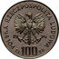 Poland 100 Zlotych Royal Castle in Warsaw. Proba 1974 MW Proof KM# Pr246 POLSKA RZECZPOSPOLITA LUDOWA 19 75 MW ZŁ 100 ZŁ coin obverse