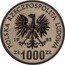 Poland 1000 Zlotych Environmental Protection. Squirrel. Trial Strike 1985 KM# Pr525 POLSKA RZECZPOSPOLITA LUDOWA 19 85 MW ZŁ 1000 ZŁ coin obverse