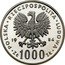 Poland 1000 Zlotych Environmental Protection. Swan. Trial Strike 1984 MW Proof KM# Pr509 POLSKA RZECZPOSPOLITA LUDOWA 19 84 MW ZŁ 1000 ZŁ coin obverse