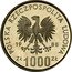 Poland 1000 Zlotych (Hedwig I. Trial Strike) KM# Pr579 POLSKA RZECZPOSPOLITA LUDOWA 19 88 MW ZŁ 1000 ZŁ coin obverse