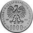 Poland 1000 Zlotych Wincenty Witos. Trial Strike 1984 KM# Pr504 POLSKA RZECZPOSPOLITA LUDOWA 19 84 MW ZŁ 1000 ZŁ coin obverse