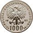 Poland 1000 Zlotych Pope John Paul II. Trial Strike 1982 MW Proof KM# Pr478 POLSKA RZECZPOSPOLITA LUDOWA 19 82 MW ZŁ 1000 ZŁ coin obverse