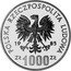 Poland 1000 Zlotych (Proba) KM# Pr297 POLSKA RZECZPOSPOLITA LUDOWA 19 85 MW ZŁ 1000 ZŁ coin obverse