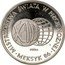 Poland 1000 Zlotych World Cup. Trial Strike 1986 MW Proof KM# Pr541 XIII MISTRZOSTWA ŚWIATA W PIŁCE NOŻNEJ MEKSYK 86 E PRÓBA coin reverse
