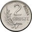 Poland 2 Grosze (Circulation Coin Trial Strike) KM# Pr5 2 GROSZE PRÓBA coin reverse
