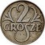 Poland 2 Grosze German Occupation WW II. Trial Strike 1927  2 GROSZE coin reverse