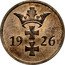 Poland 2 Pfennigs (Danzig Coin) KM# 141 19 26 coin reverse
