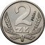 Poland 2 Zlote (Wreath. Trial Strike) KM# Pr338 2 ZŁ PRÓBA coin reverse