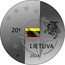 Lithuania 20 Euro (20th anniversary of Lithuania's membership in NATO and the EU) 20 € LIETUVA 2024 coin obverse
