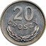Poland 20 Groszy (Trial Strike) KM# Pr15 20 GROSZY PRÓBA coin reverse