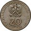 Poland 20 Zlotych 25th Anniversary of the Comecon. Trial Strike 1974 MW KM# Pr237 POLSKA RZECZPOSPOLITA LUDOWA 1974 MW 20 ZŁOTYCH J M-N coin obverse