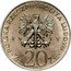 Poland 20 Zlotych (International Year of Women. Trial Strike) KM# Pr254 POLSKA RZECZPOSPOLITA LUDOWA 19 75 MW ZŁ 20 ZŁ coin obverse