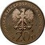 Poland 20 Zlotych Mariacki Church. Trial Strike 1981 MW Próba POLSKA RZECZPOSPOLITA LUDOWA 19 81 MW ZŁ 20 ZŁ coin obverse