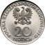 Poland 20 Zlotych Memorial Hospital Center. Trial Strike 1979 KM# Pr342 POLSKA RZECZPOSPOLITA LUDOWA 1979 MW 20 ZŁOTYCH coin obverse