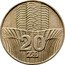 Poland 20 Zlotych (Trial Strike) KM# Pr210 20 ZŁ coin reverse