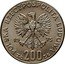 Poland 200 Zlotych 30th Anniversary of Victory Against the Fascists. Trial Strike 1975 MW KM# Pr270 POLSKA RZECZPOSPOLITA LUDOWA 19 75 MW ZŁ 200 ZŁ coin obverse