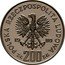 Poland 200 Zlotych XIII Winter Olympics. Trial Strike 1980 KM# Pr408 POLSKA RZECZPOSPOLITA LUDOWA 19 80 MW ZŁ 2000 ZŁ coin obverse