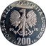 Poland 200 Zlotych XXI Summer Olympics. Trial Strike 1976 MW Proof KM# Pr287 POLSKA RZECZPOSPOLITA LUDOWA 19 76 MW ZŁ 200 ZŁ coin obverse