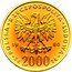Poland 2000 Zlotych Boleslaw I Chrobry. Trial Strike 1980 MW KM# Pr423 POLSKA RZECZPOSPOLITA LUDOWA 19 80 MW ZŁ 2000 ZŁ coin obverse