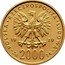 Poland 2000 Zlotych Duke Mieszko I. Trial Strike 1979 MW KM# Pr370 POLSKA RZECZPOSPOLITA LUDOWA 19 79 MW ZŁ 2000 ZŁ coin obverse