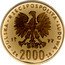 Poland 2000 Zlotych (Fryderyk Chopin. Trial Strike) KM# Pr312 POLSKA RZECZPOSPOLITA LUDOWA 19 77 MW ZŁ 2000 ZŁ coin obverse