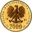 Poland 2000 Zlotych (Ladislaus I Herman. Trial Strike) KM# Pr460 POLSKA RZECZPOSPOLITA LUDOWA 19 81 MW ZŁ 2000 ZŁ coin obverse