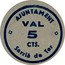 Spain 5 Centimos (Sarria de Ter) AJUNTAMENT SARRIÀ DE TER VAL 5 CTS. coin obverse