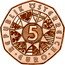 Austria 5 Euro Easter 2024 2024  BU REPUBLIK ÖSTERREICH 5 EURO coin obverse