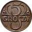 Poland 5 Groszy Poland 1929 X# 9 5 GROSZY coin reverse
