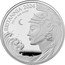 UK 5 Pounds Britannia and ocean wave 2024 Proof H BRITANNIA 2024 2 OZ 999 FINE SILVER coin reverse