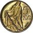 Poland 5 Zlotych Fisherman. Trial Strike 1959  KM# Pr60 5 ZŁ PRÓBA coin reverse