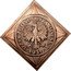 Poland 5 Zlotych Gdynia Seaport Klippe. Trial Strike 1936  Proof KM# Pn353 RZECZPOSPOLITA POLSKA 1936 coin obverse