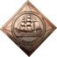 Poland 5 Zlotych Gdynia Seaport Klippe. Trial Strike 1936  Proof KM# Pn353 5 ZŁOTYCH 5 coin reverse