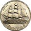Poland 5 Zlotych Gdynia Seaport. Trial Strike 1936  5 ZŁOTYCH 5 PRÓBA coin reverse