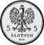 Poland 5 Zlotych Nike. 1928 KM# Pn320 5 5 ZŁOTYCH 1928 coin obverse