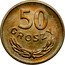Poland 50 Groszy (Circulation Coin Trial Strike) KM# Pr24 50 GROSZY PRÓBA coin reverse