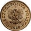 Poland 50 Groszy (Trial Strike) RZECZPOSPOLITA POLSKA 1949 coin obverse