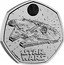 UK 50 Pence Millennium Falcon 2024  BU STAR WARS © & ™ LUCASFILM LTD. coin reverse