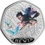 UK 50 Pence (The Winged Keys. Coloured) THE WINGED KEYS coin reverse
