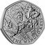 UK 50 Pence The Winged Keys 2024 Brilliant Uncirculated (BU) THE WINGED KEYS coin reverse