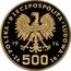 Poland 500 Zlotych Tadeusz Kosciuszko. Trial Strike 1976MW Proof POLSKA RZECZPOSPOLITA LUDOWA 19 76 MW ZŁ 500 ZŁ coin obverse