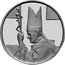 Poland No Denomination Pope John Paul II 1987 Proof X# 22 JAN PAWEL II PAPIEZ POLAK 1987 M coin reverse