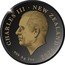 New Zealand Two Dollars Charles III. Great Spotted Kiwi. 2024  Proof - Gilded CHARLES III NEW ZEALAND SJF .999 AG 2OZ 2024 coin obverse