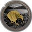 New Zealand Two Dollars Charles III. Great Spotted Kiwi. 2024  Proof - Gilded ROROA GREAT SPOTTED KIWI APTERYX MAXIMA TWO DOLLARS coin reverse