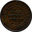 UK 1/2 Penny (Token Coin) HALF PENNY TOKEN PURE COPPER PREFERABLE TO PAPER coin reverse