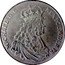 Poland 1/2 Thaler (Michael I Replica) MICHAEL D G REX POL M D L R PR coin obverse