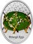 Niue 1 Dollar Apple Blossom Egg 2024 mw Proof FABERGÉ EGGS coin reverse